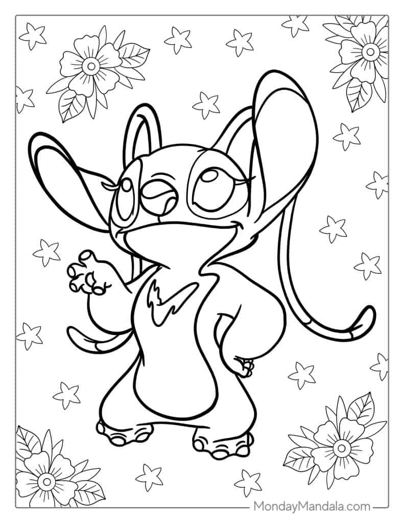 Angel (Experiment 624) Character Coloring Page