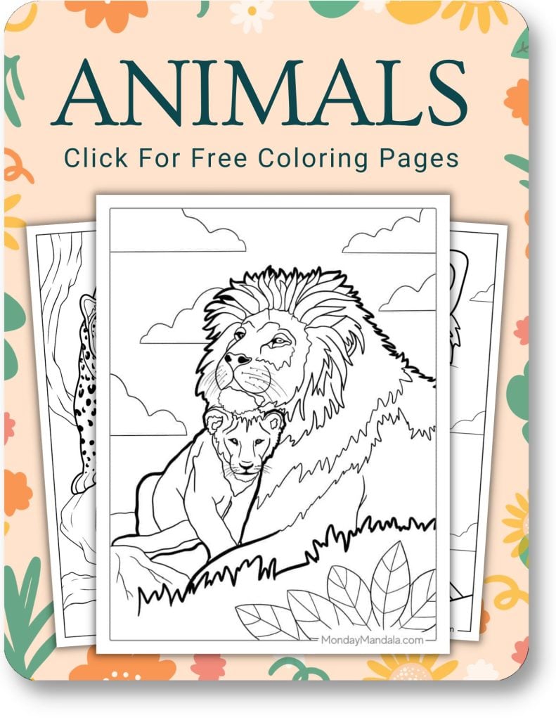Animals Coloring Pages For Adults