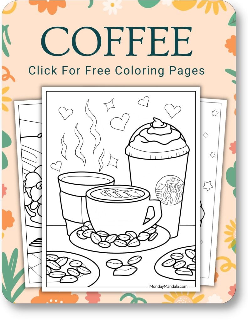 Coffee Coloring Pages For Adults