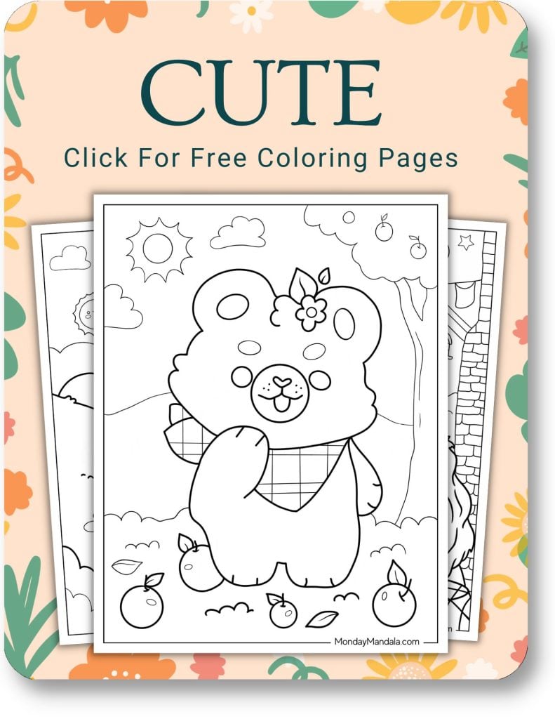 Cute Coloring Pages For Adults