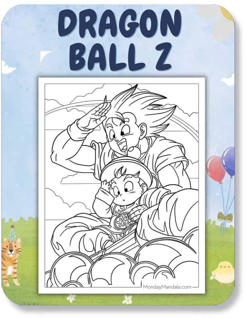 Dragon Ball Z Coloring Pages For Kids