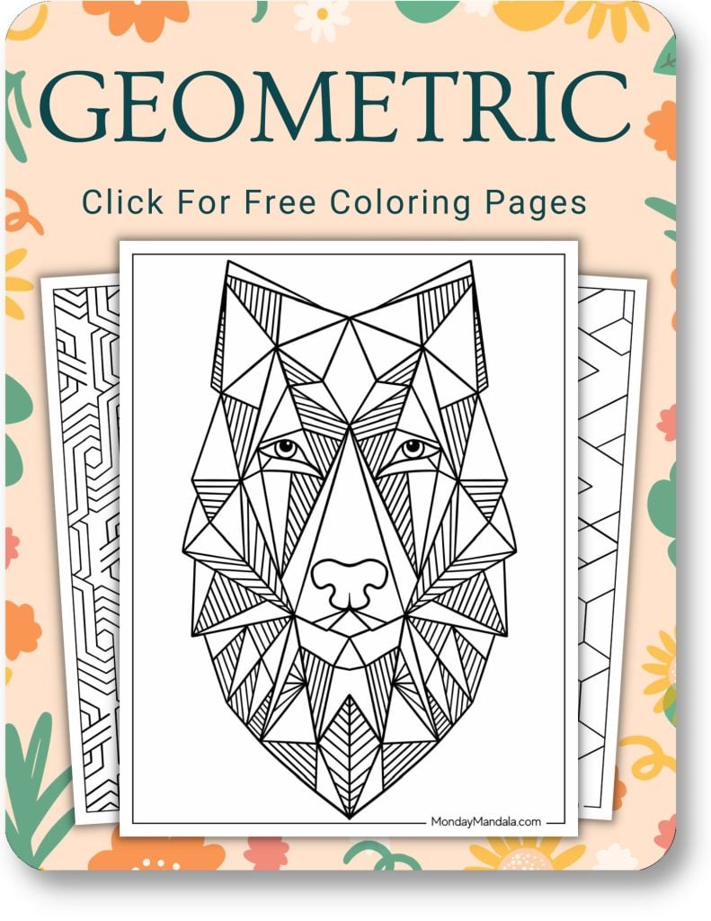 Geometric Coloring Pages For Adults