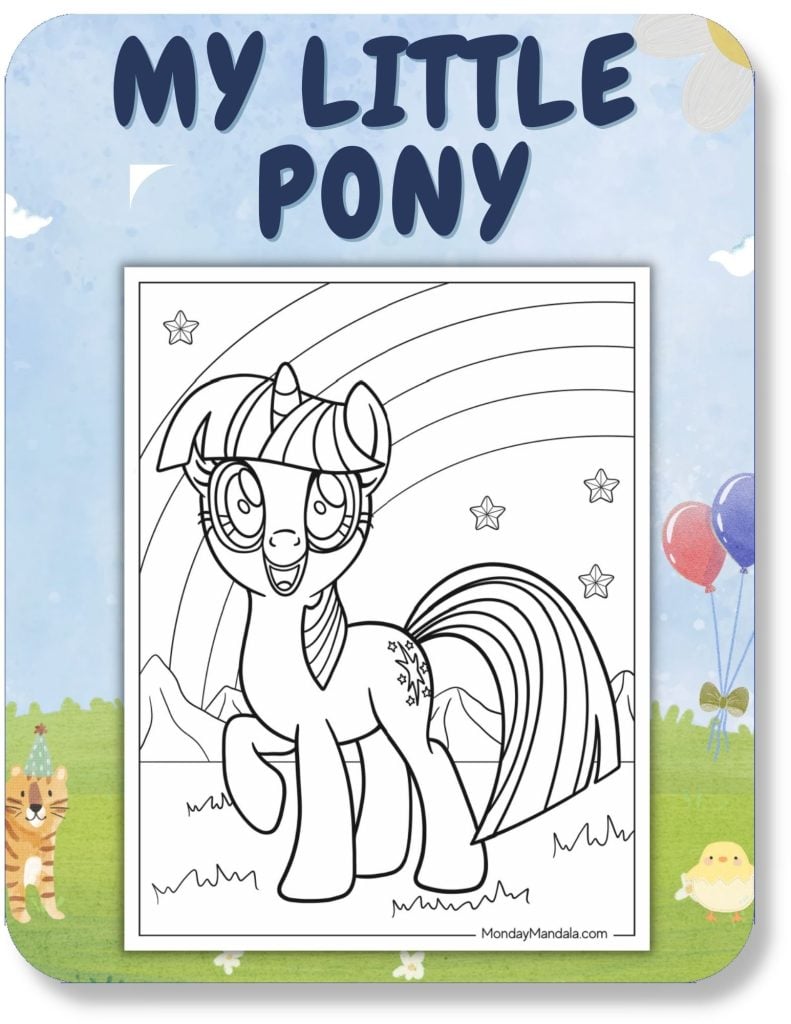 My Little Pony Coloring Pages For Kids