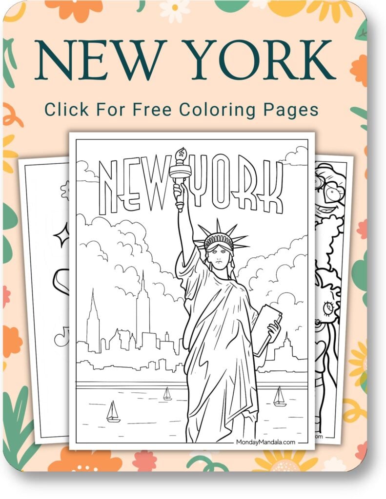 New York Coloring Pages For Adult