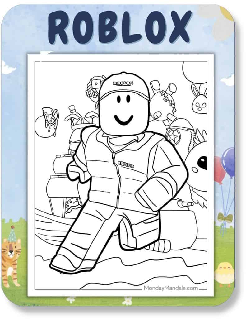 Roblox Coloring Pages For Kids