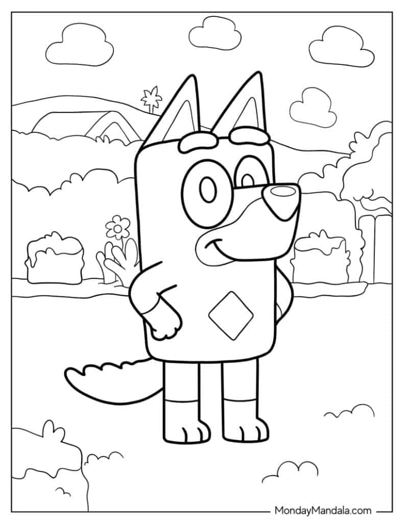 Rusty Coloring Sheet For Kids