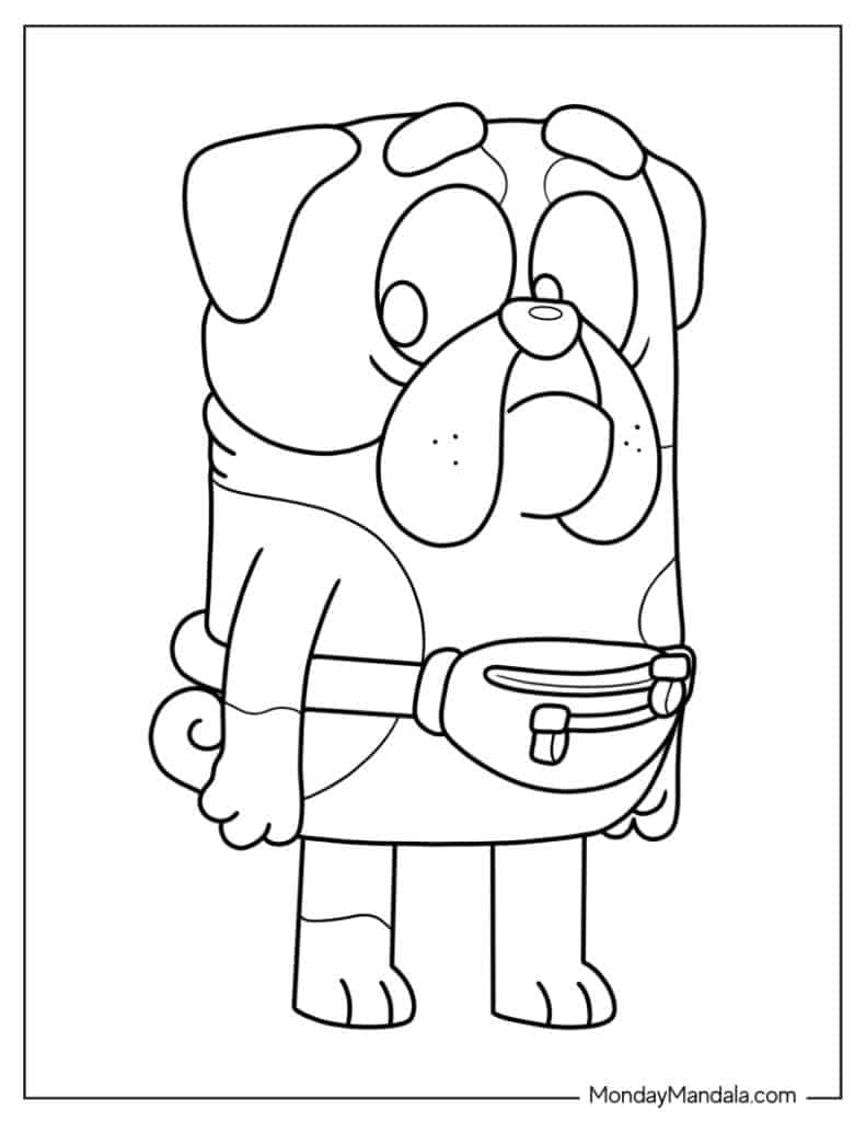 Simple Winton Outline Coloring Page