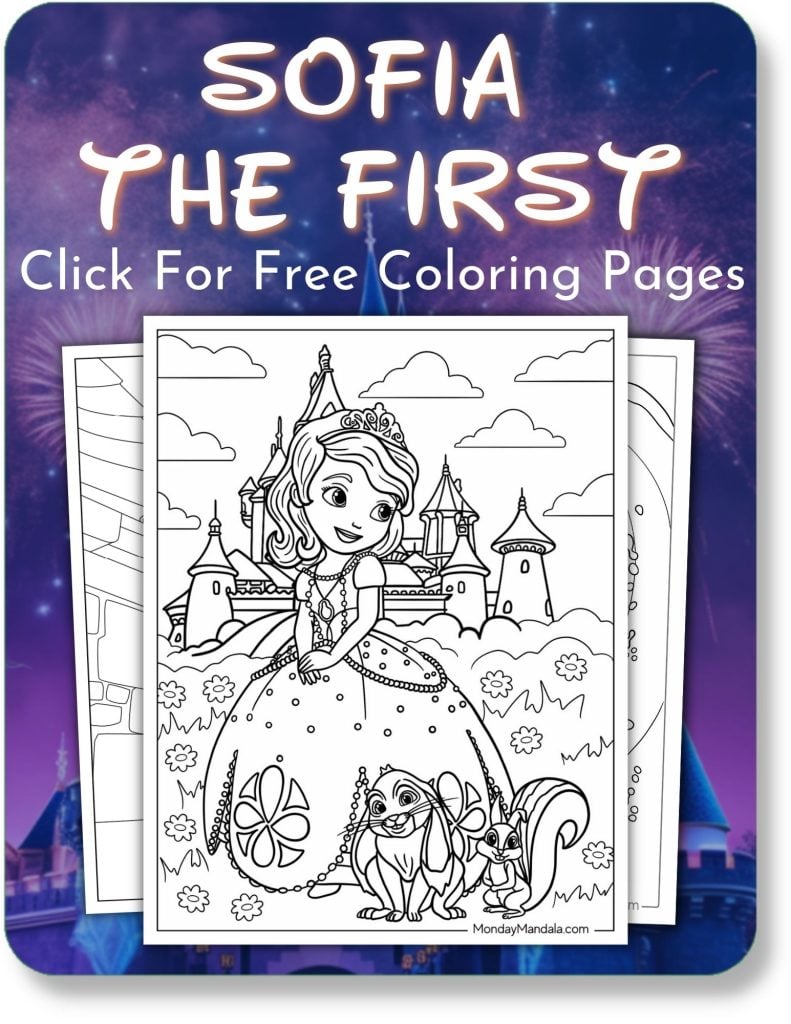 Sofia The First Disney Coloring Pages