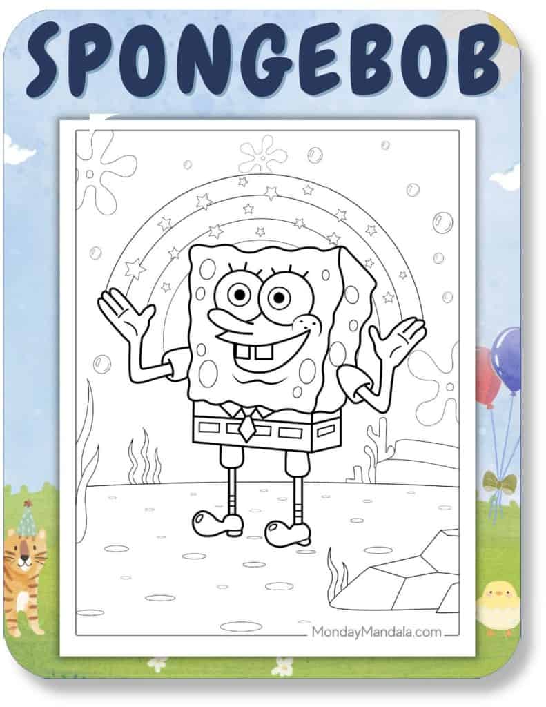 SpongeBob Coloring Pages For Kids