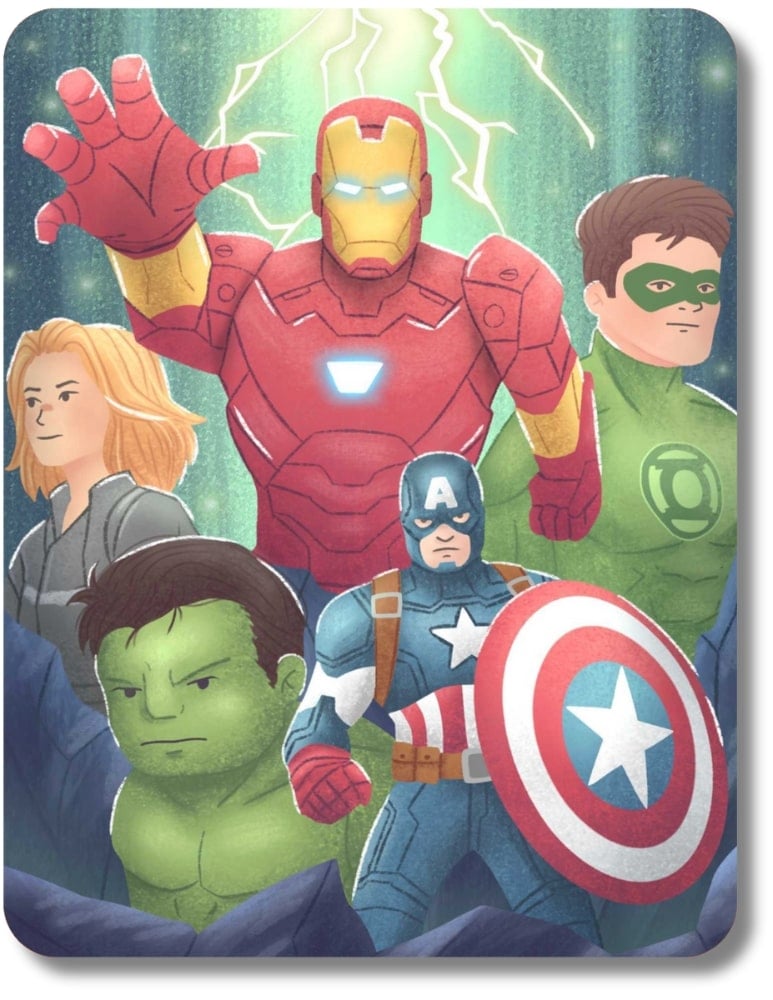 superhero coloring pages cover image-min