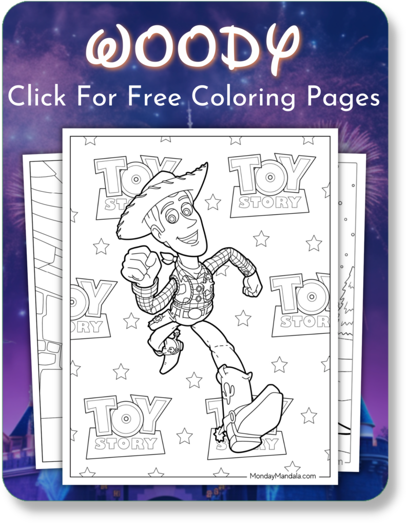 Woody Coloring Pages For Disney